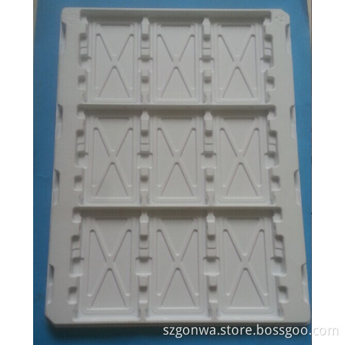 White PS Plastic Tray for Mobile Phone Cases